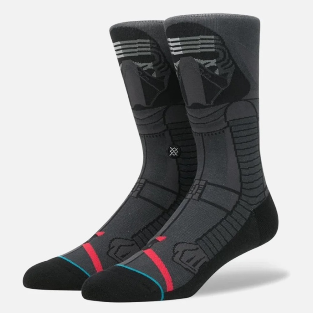 Stance x Star Wars KYLO REN Graphic Black Socks LARGE L Mens NEW